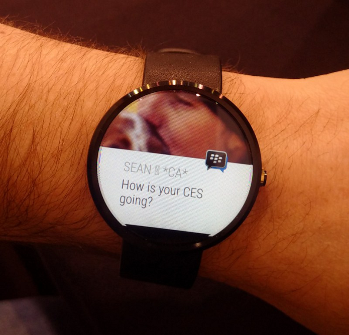 BBM vai chegar aos relógios com Android Wear (Foto: Divulgação)