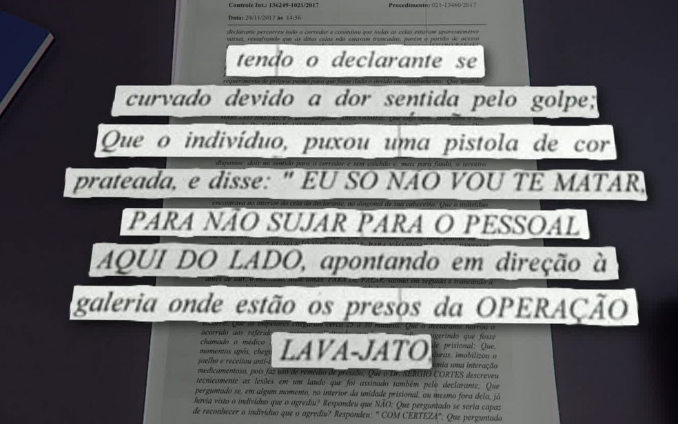 Ex-governdor diz que homem puxou pistola prateada (Foto: Reprodução / GloboNews)