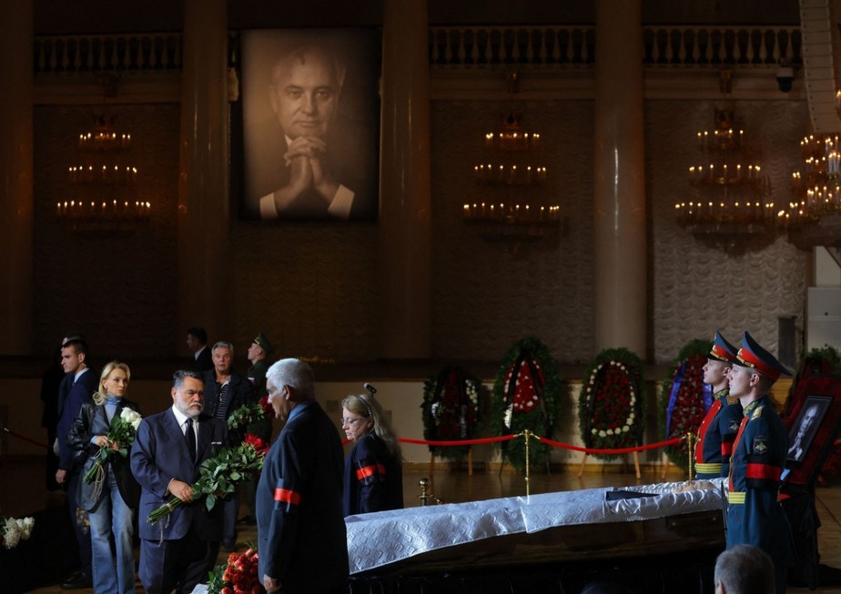 Funeral do último líder da União Soviética, Mikhail Gorbachev, em Moscou, em 03 de setembro de 2022