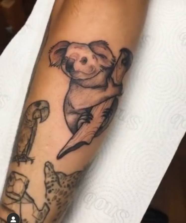 Enzo Celulari exibe nova tatuagem nas redes: 'Novo integrante (Foto: Reprodução / Instagram)