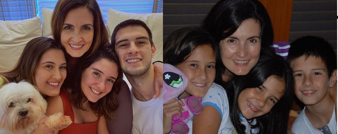 Filha de Fátima Bernardes faz comparação com fotos de 2009 e 2020 (Foto: Reprodução)