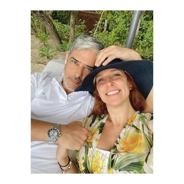 Natasha Dantas posta foto despretensiosa com Bonner no Instagram (Foto: Reprodução/Instagram)