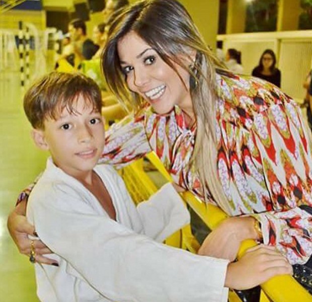 Fabiana Teixeira e o filho, Igor (Foto: Reprodução/Instagram)