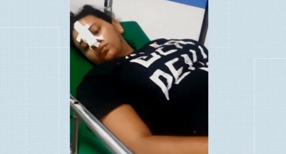 Neta filmou a agressão que sofreu do próprio avô; suspeito foi preso — Foto: Reprodução