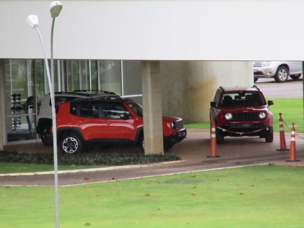 Jeep Renegade em hotel de Brasília (Foto: Luciana de Oliveira / G1)