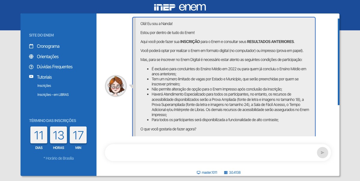 Enem 2022: como fazer inscrição pelo site do Inep