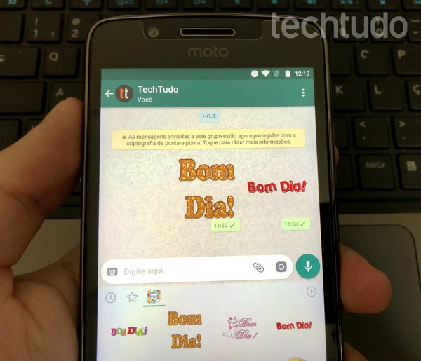 Figurinhas de bom dia para WhatsApp: aprenda como usar no mensageiro |  Redes sociais | TechTudo