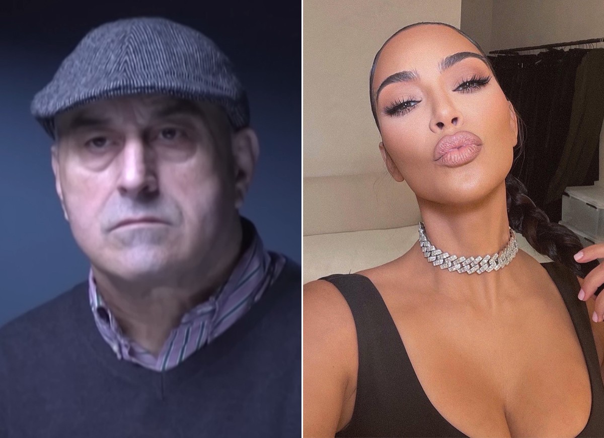 Yunis Abbas foi um dos assaltantes de Kim Kardashian em meados de 2016, em Paris (Foto: Reprodução / Youtube e Instagram)