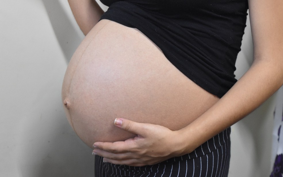 Grávida em Goiânia, Goiás — Foto: Vanessa Martins/G1