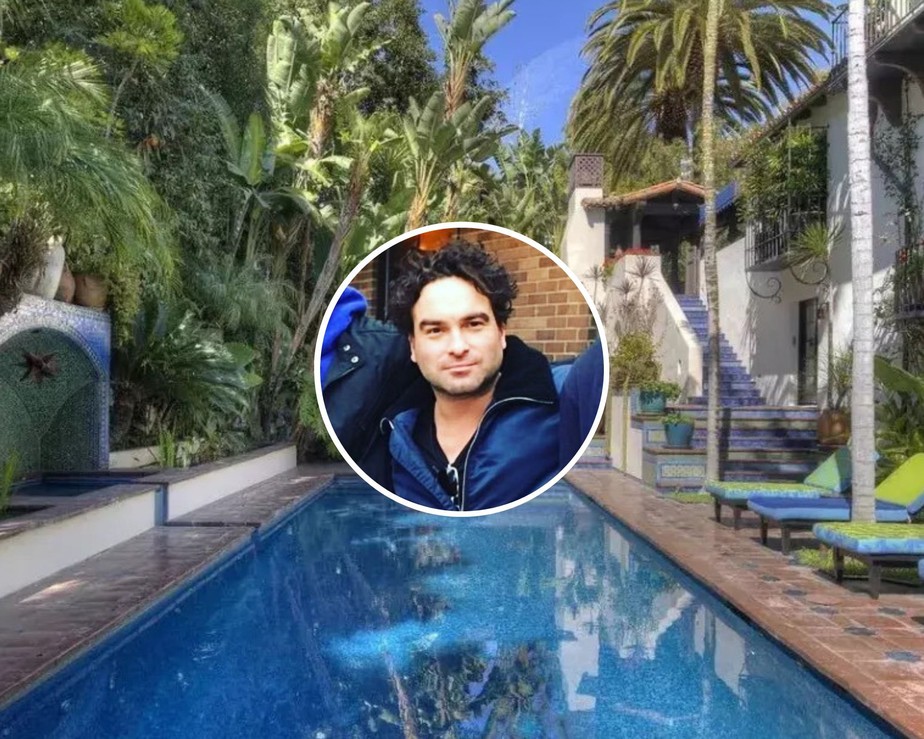 Johnny Galecki está vendendo uma mansão em Los Angeles por aproximadamente R$ 60 milhões