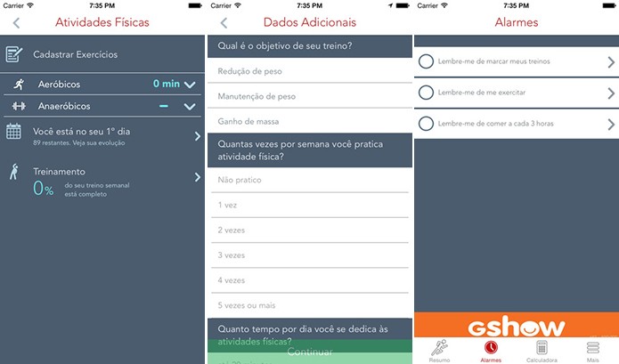 Medida Certa é um aplicativo do Fantástico que ajuda usuário a perder peso (Foto: Divulgação/App Store)