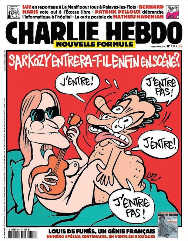 sarkozy 620 (Foto: Reprodução/Facebook Charlie Hebdo)