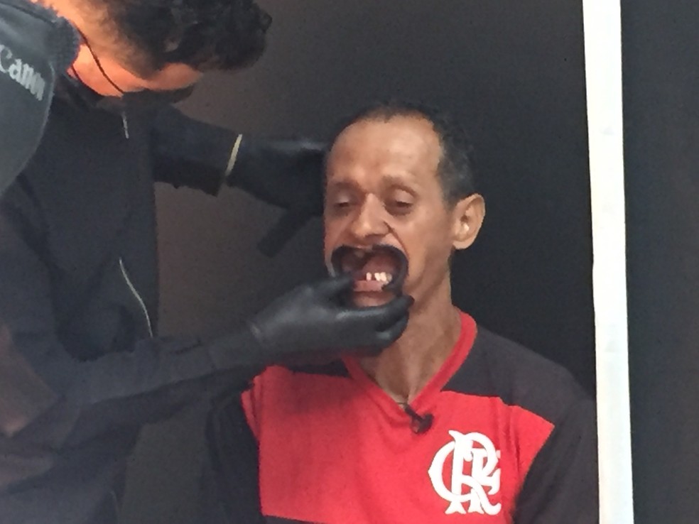 Oseias, torcedor do Flamengo &mdash; Foto: Fred Huber