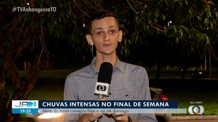 Tocantins tem alerta de chuvas intensas para o final de semana