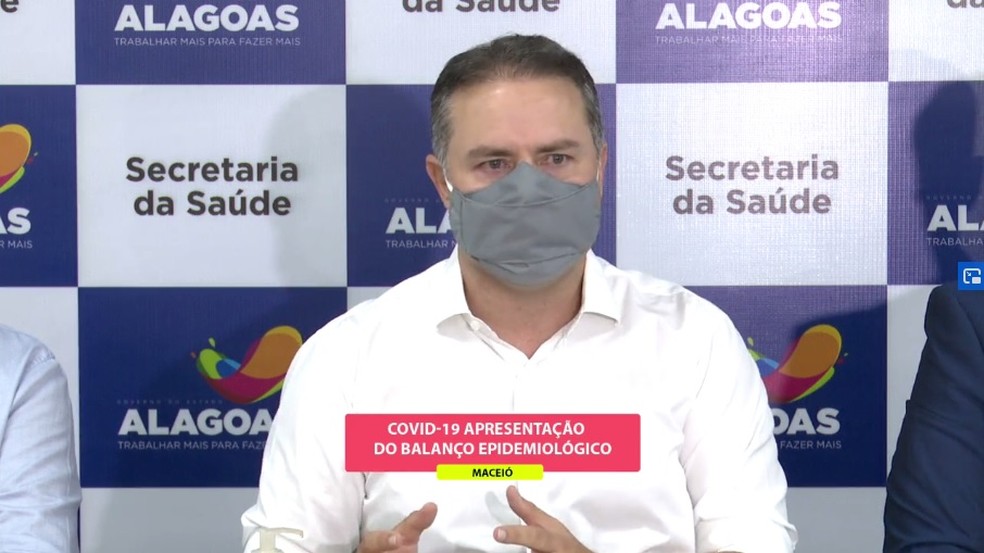 Renan Filho, governador de Alagoas — Foto: Reprodução/Facebook
