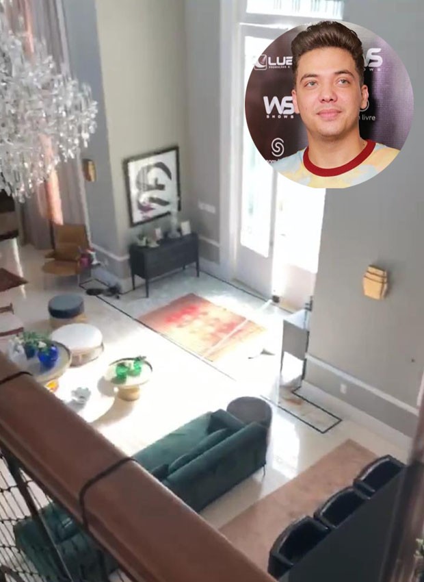Confira a sala da casa de Wesley Safadão (Foto: Instagram/ Reprodução)