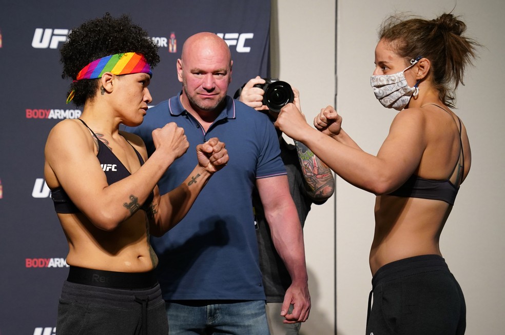 Sijara Eubanks Sarah Moras faced UFC: Smith x Teixeira - Photo: Getty Images
