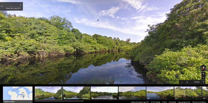 Google Street View passa a mostrar ecossistemas sensíveis às mudanças climáticas (Foto: Reprodução/Filipe Garrett)