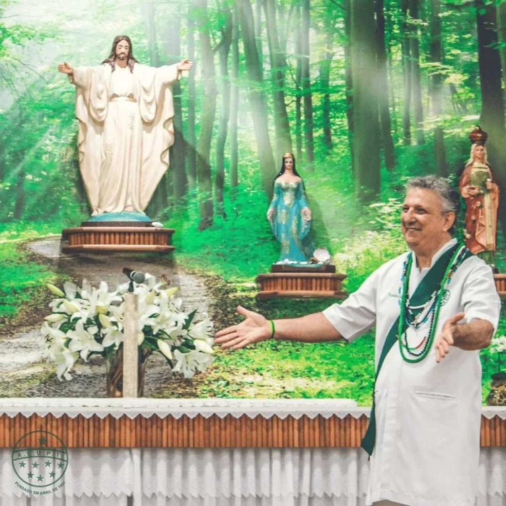 Domingos Forchezatto, diretor espiritual por 30 anos de terreiro de umbanda em Campinas — Foto: Reprodução/Facebook oficial AEUPT
