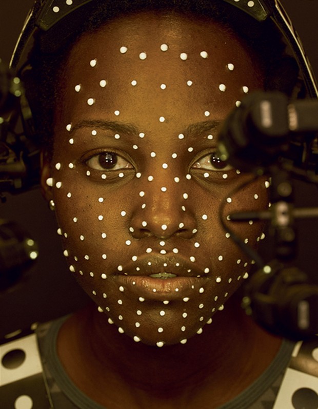 Lupita Nyong'o é fotografa por Annie Leboivitz em personagem de 'Star Wars VII: O Despertar da Força'  (Foto: Reprodução/Vanity Fair)