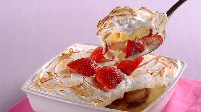 Pavê De Morango Ao Forno