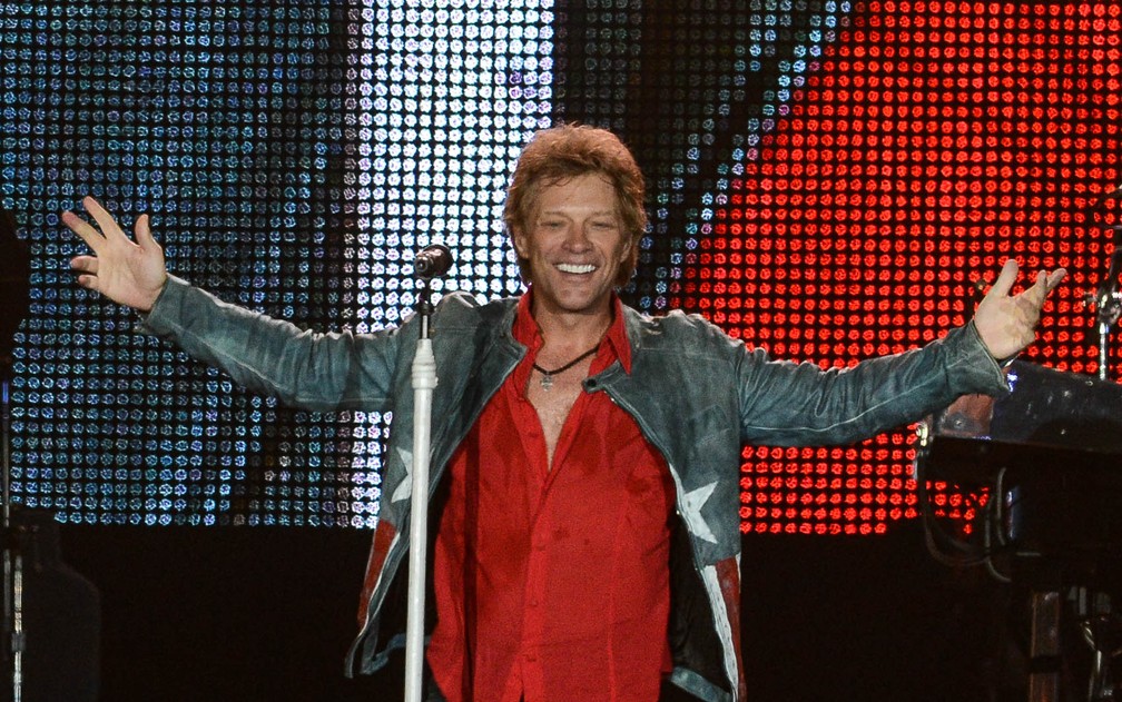 Bon Jovi no último show da quinta noite do Rock in Rio 2013, no Rio de Janeiro — Foto: Flavio Moraes/G1