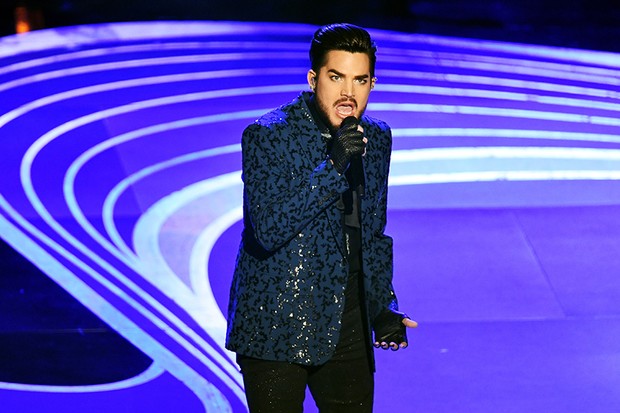 Performance em homonagem ao QUEEN com Adam Lambert como convidado (Foto: Getty Images)