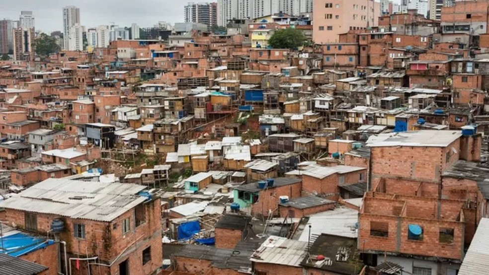 Nove jovens morreram durante um baile funk na favela de Paraisópolis, em São Paulo, em 2019 — Foto: GETTY IMAGES/via BBC