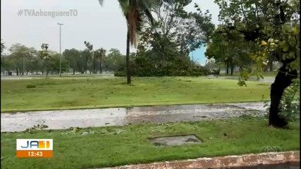 Chuva forte faz estragos em diversos pontos da Capital