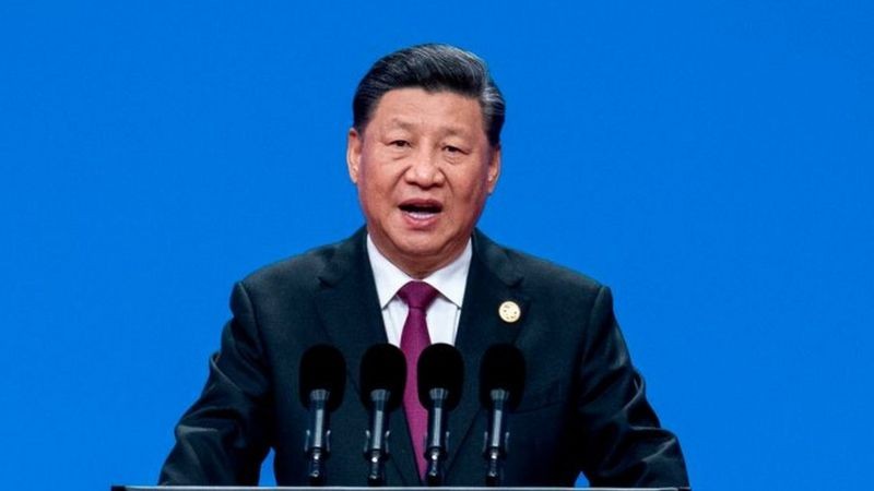 O 'impulso da masculinidade' na China coincide com a forma agressiva de diplomacia do presidente Xi Jinping, dizem os especialistas (Foto: AFP via BBC News Brasil )
