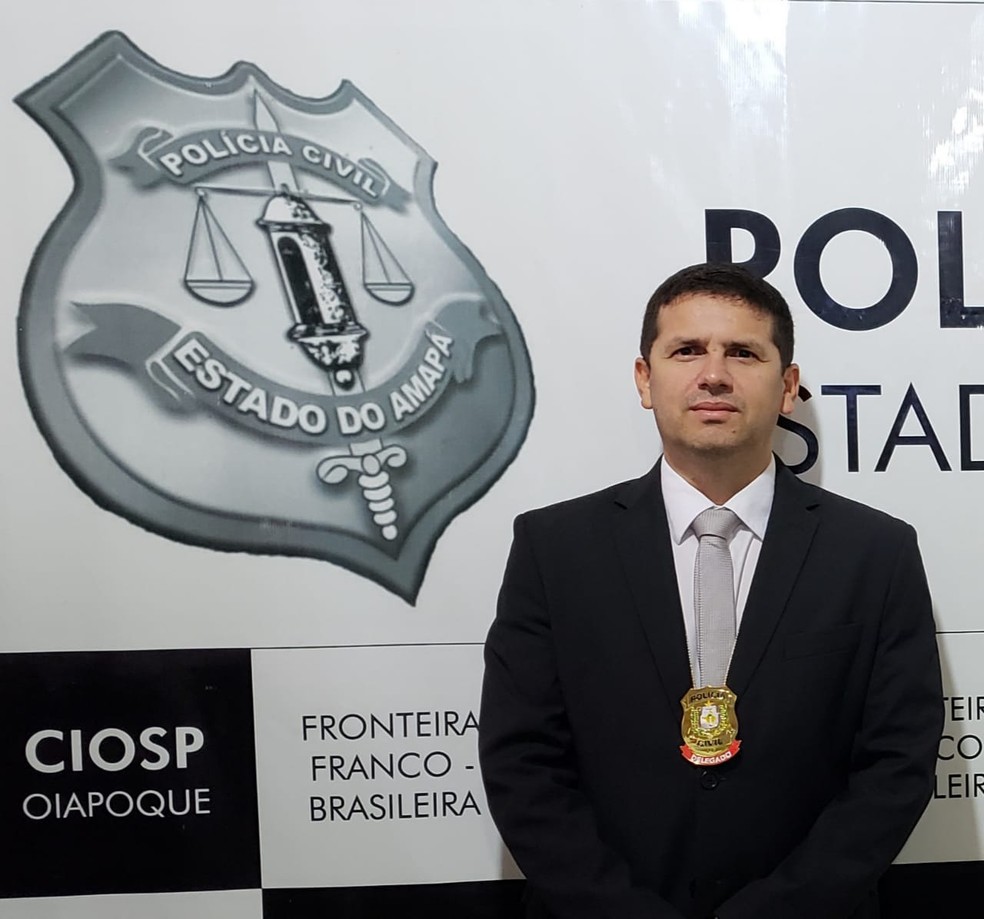 Átila Rodrigues, titular da Delegacia de Oiapoque — Foto: Polícia Civil/Divulgação