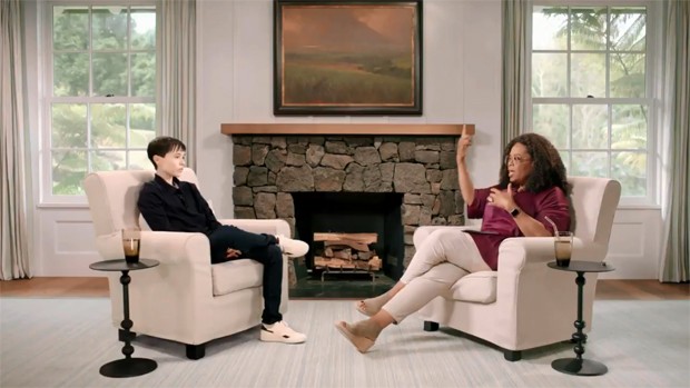 Elliot Page e Oprah Winfrey (Foto: Reprodução / AppleTV +)