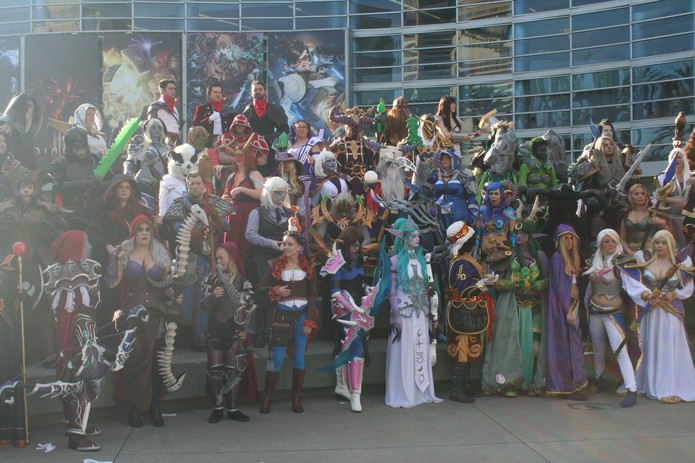 Encontro de cosplay é comum na BlizzCon (Foto: Felipe Vinha)