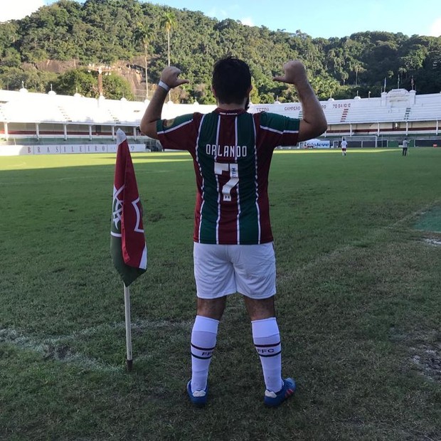 Alexandre Drummond e o avô, Orlando Drummond (Foto: Reprodução/Instagram)