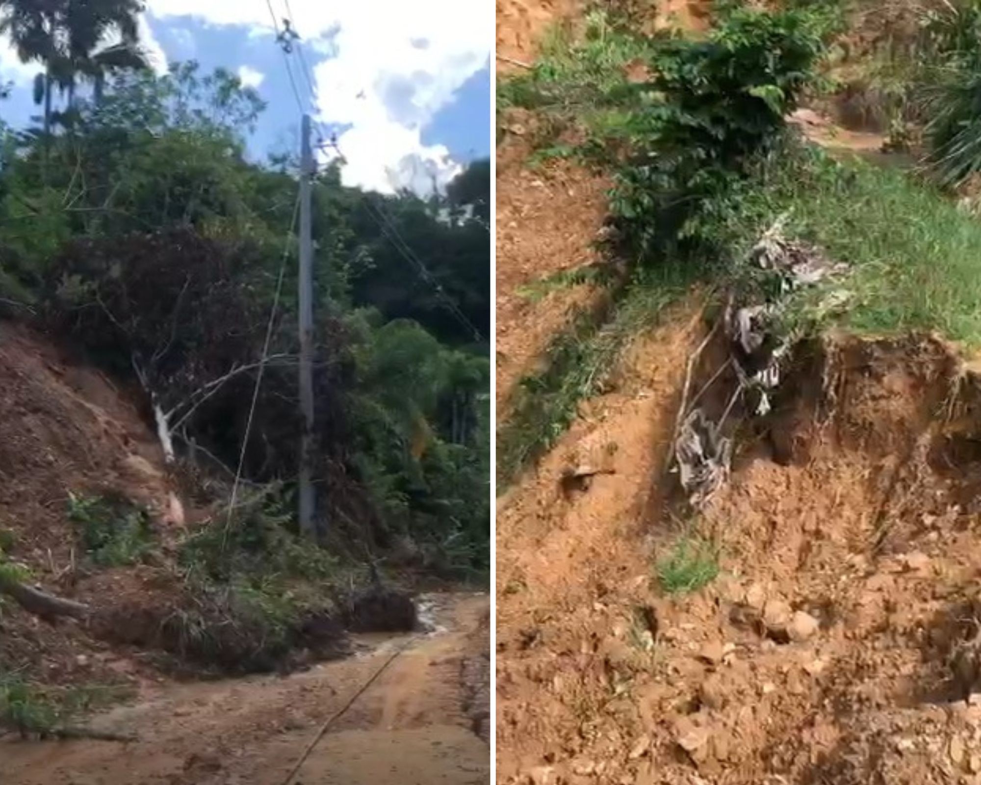 Fortes chuvas deixam Vale do Ribeira em estado de atenção após deslizamentos, interdições em estradas e famílias desabrigadas 