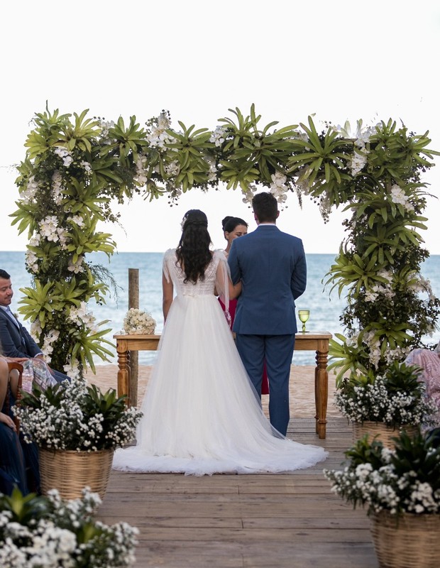 Casamento de Giullia Marchetti e  Matheus Borges (Foto: Tiago Saldanha/Divulgação)