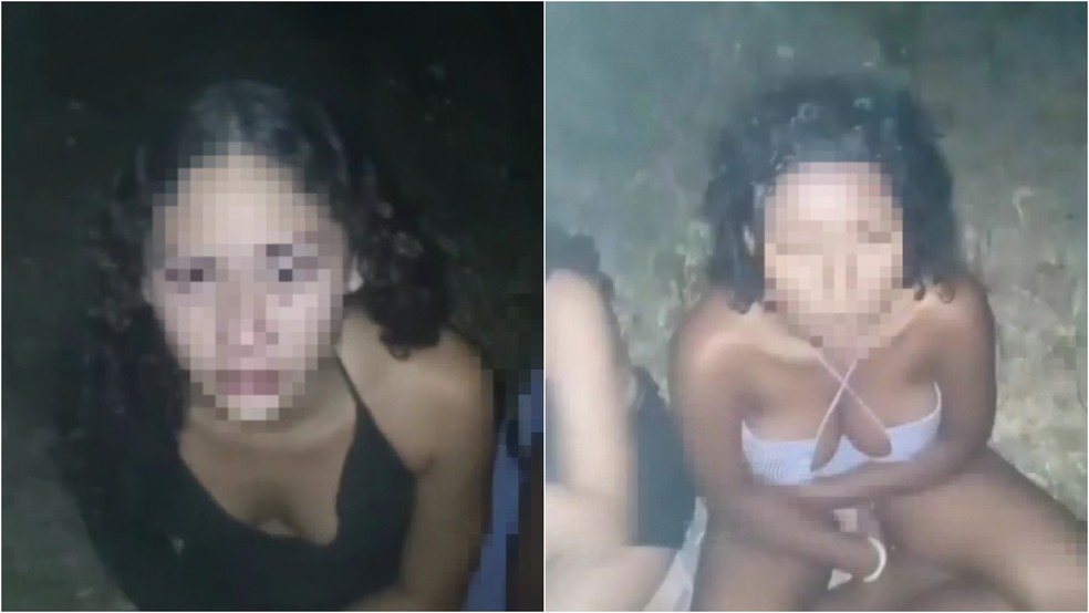 Duas mulheres são assassinadas em Fortaleza momentos após serem filmadas por criminosos — Foto: Reprodução