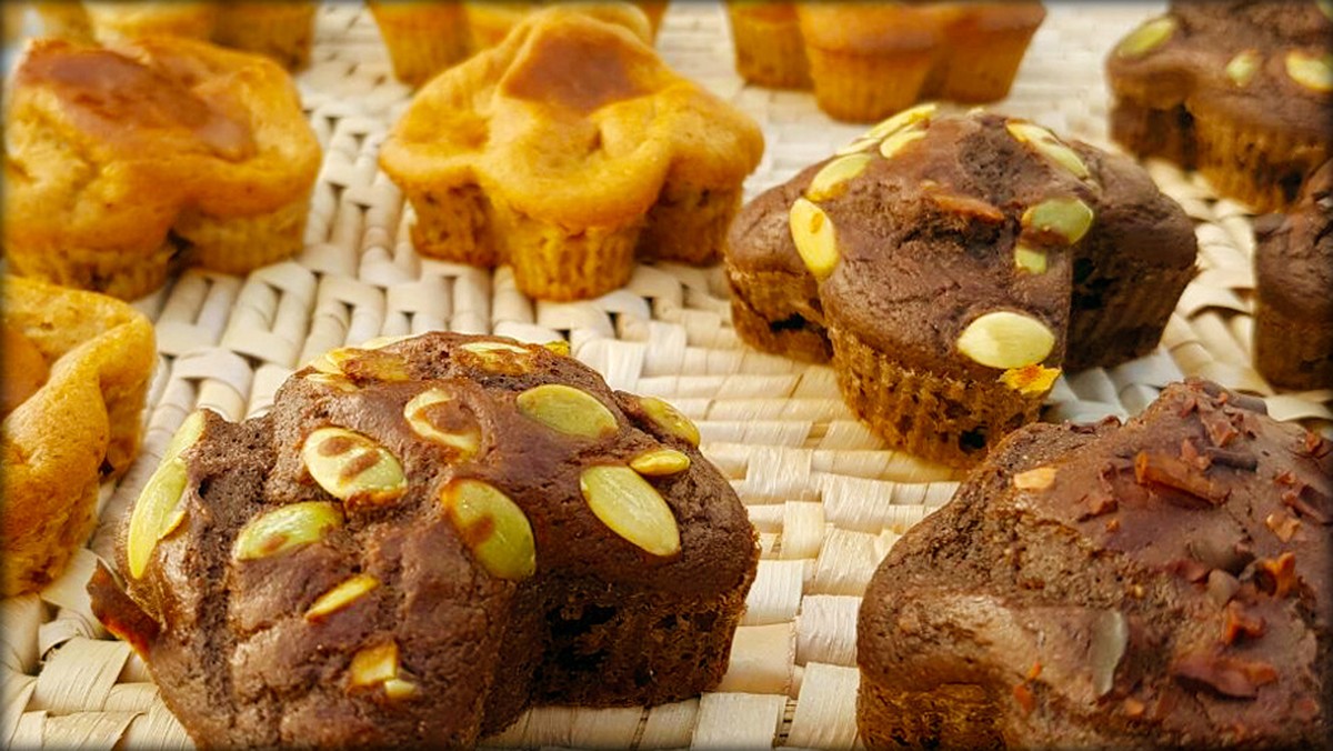 Aprenda a fazer o muffin de banana com cacau, que é ideal para o pré