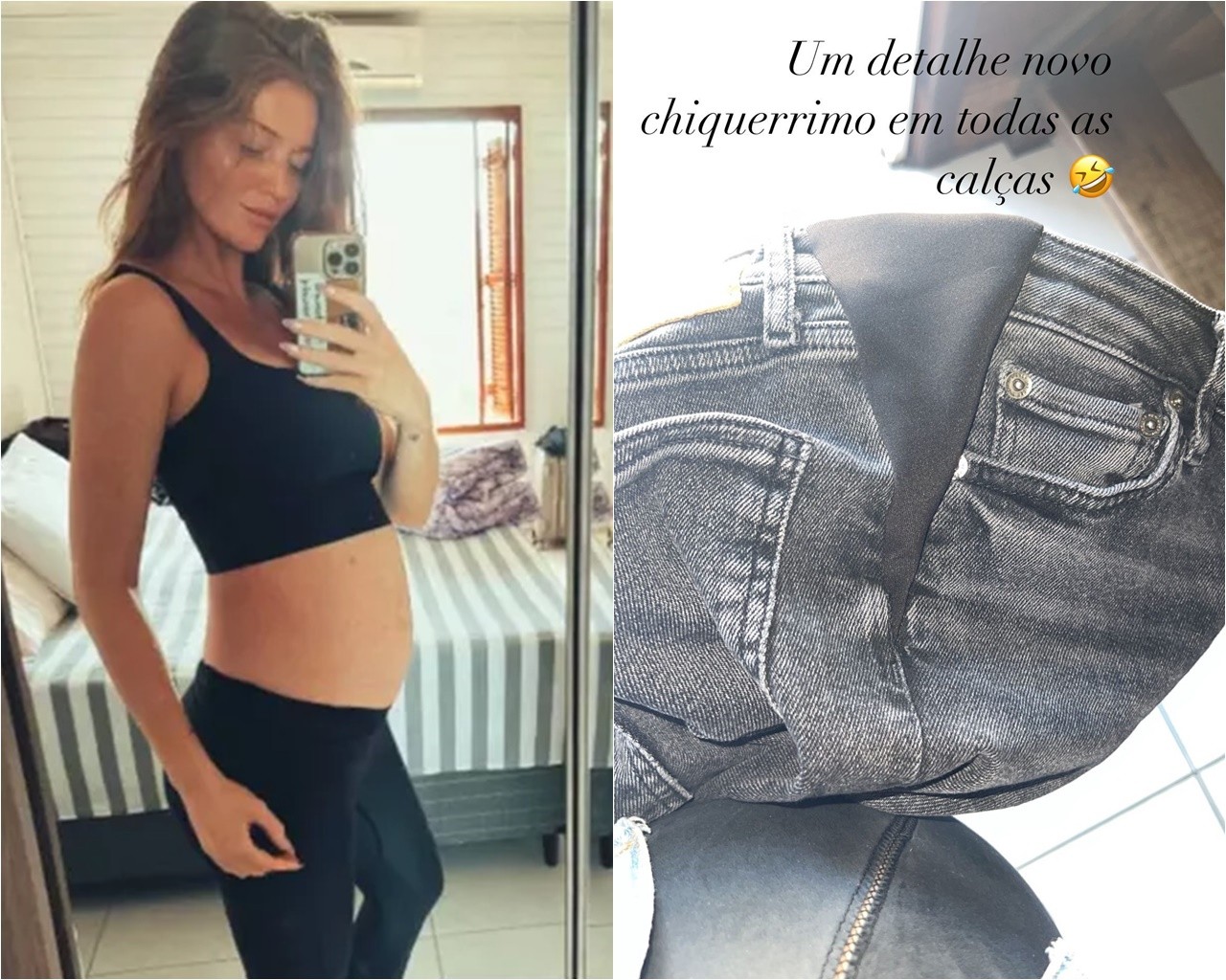 Cintia Dicker mostra perrengue da gravidez (Foto: Reprodução/Instagram)