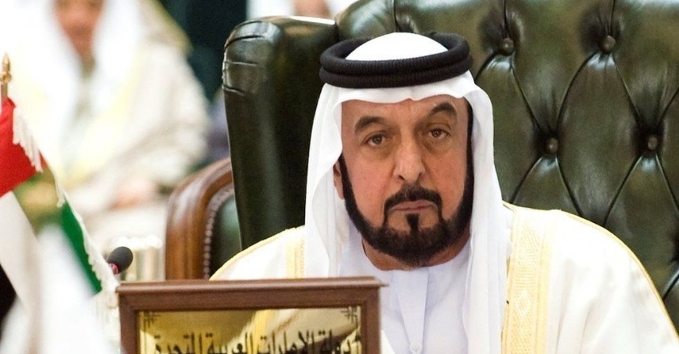 Xeque Khalifa bin Zayed Al Nahyan, presidente dos Emirados Árabes Unidos, faleceu nesta sexta-feira, aos 73 anos — Foto: Reuters