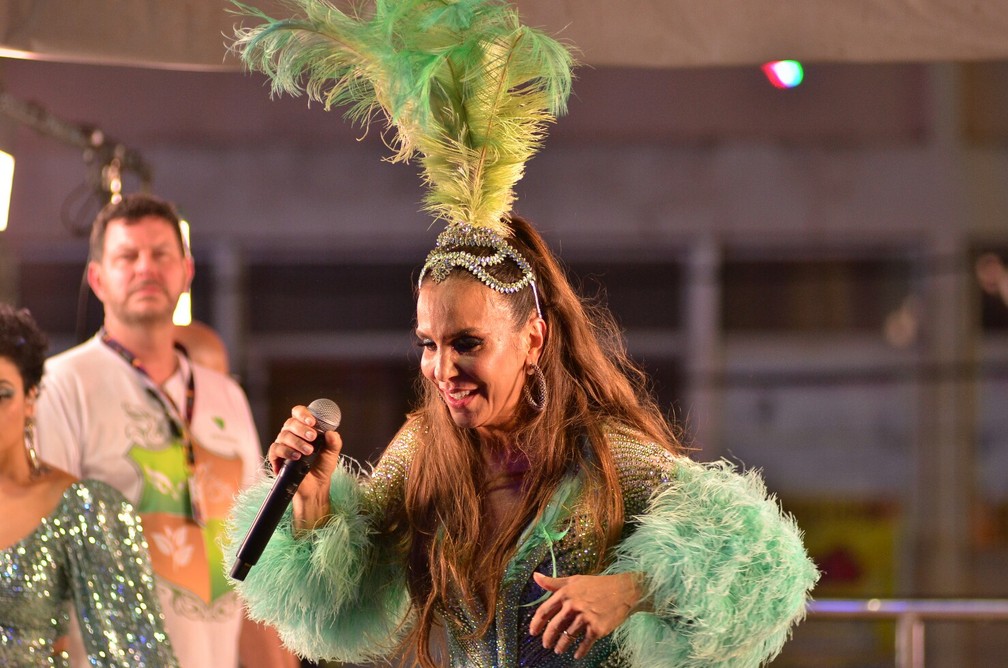 Ivete Sangalo no carnaval 2020 em Salvador — Foto: Márcio Reis /Ag Haack