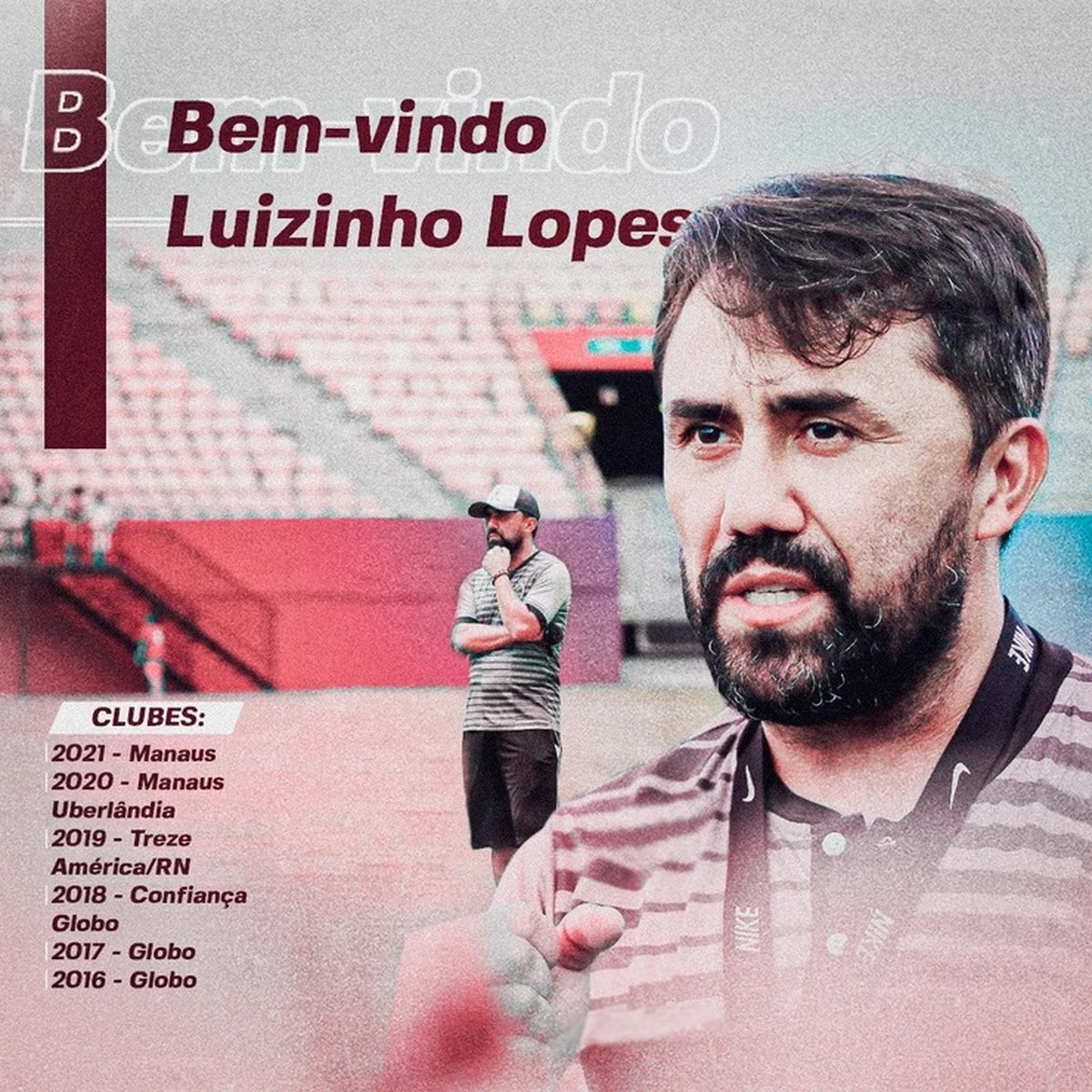 Jacuipense anuncia contratação de Luizinho Lopes para comandar o time ...