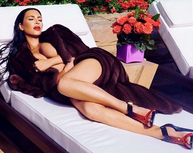 Kim Kardashian em clique sexy no seu Instagram (Foto: Reprodução)