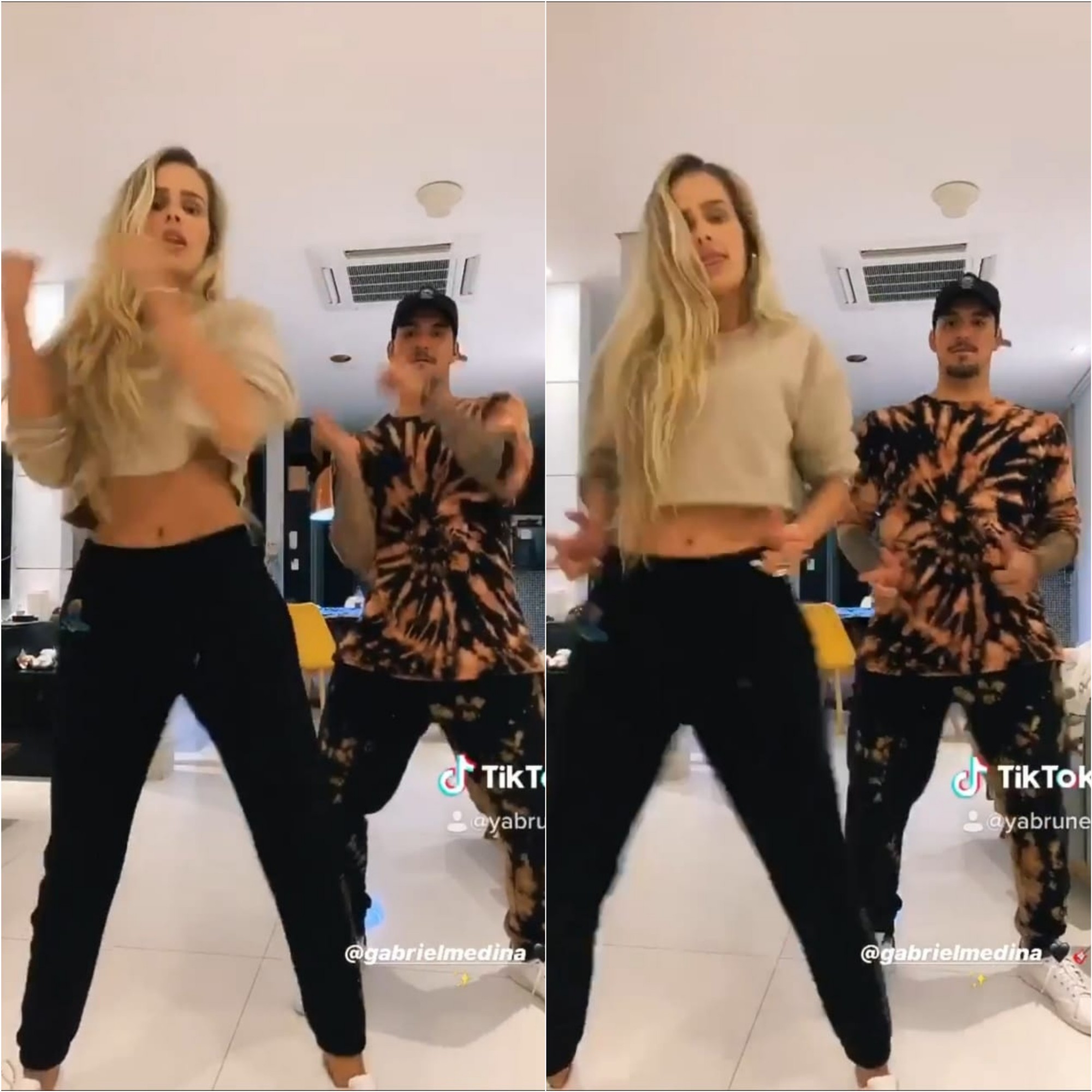 Yasmin Brunet e Medina dançam juntos (Foto: Reprodução/Instagram)