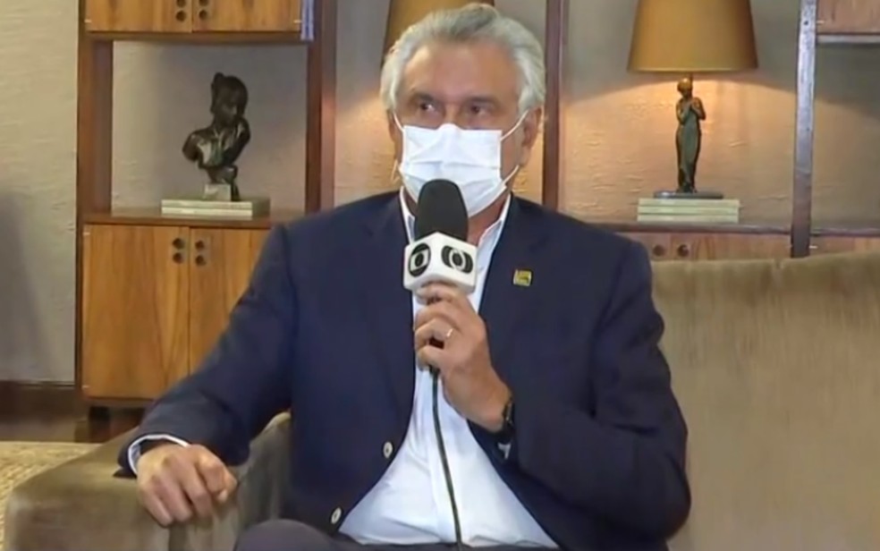Ronaldo Caiado — Foto: Reprodução/TV Anhanguera
