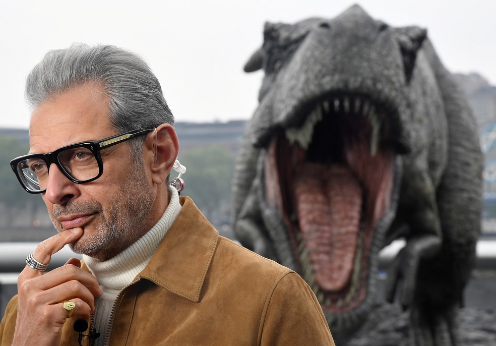 Jeff Goldblum é um dos atores do primeiro 'Jurassic Park' que volta em 'Jurassic World: Dominio' — Foto: Divulgação