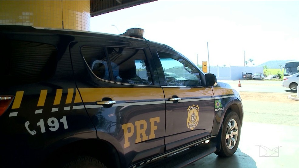 Viatura da Polícia Rodoviária Federal no Maranhão (PRF-MA) — Foto: Reprodução/TV Mirante