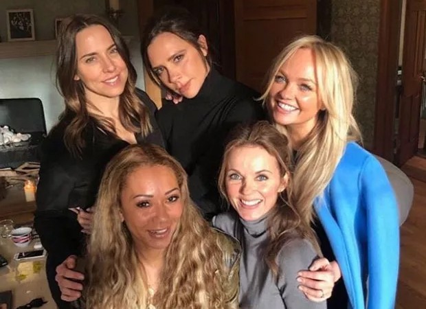 Melanie C, Victoria Beckham, Emma Bunton, Mel B e Geri Halliwell, as Spice Girls (Foto: Reprodução / Instagram)