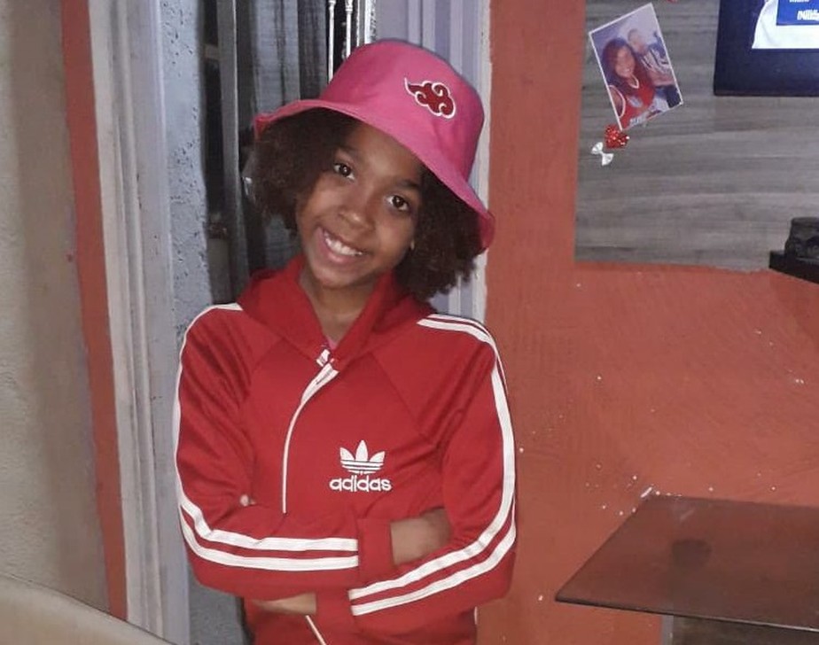 Rafaelly da Rocha Vieira, de 10 anos, morreu baleada em São João de Meriti