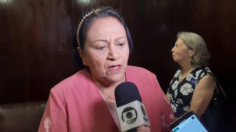 Governadora Fátima Bezerra (PT) é empossada — Foto: Sérgio Henrique Santos/Inter TV Cabugi